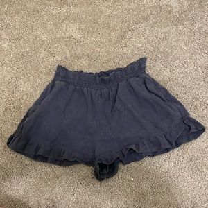 Aerie Ruffle Denim Shorts - Size M